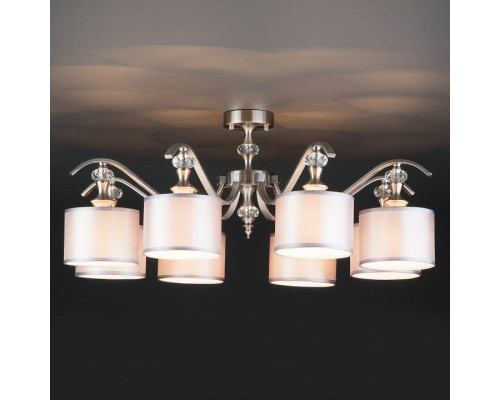 Люстра на штанге Eurosvet Ofelia 60070/8 сатин-никель 60070/8