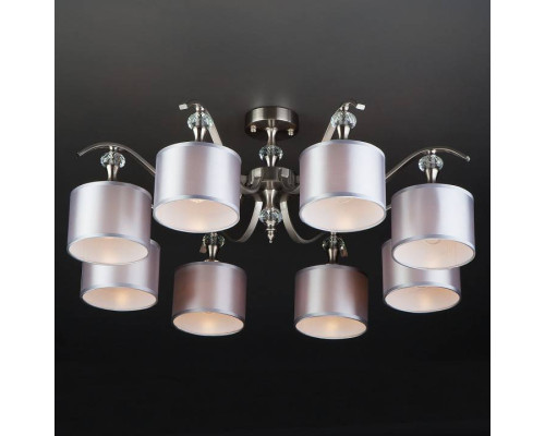 Люстра на штанге Eurosvet Ofelia 60070/8 сатин-никель 60070/8