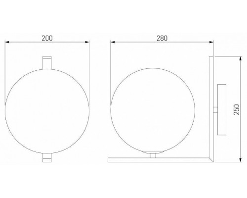 Бра Eurosvet Shape 70131/1 хром