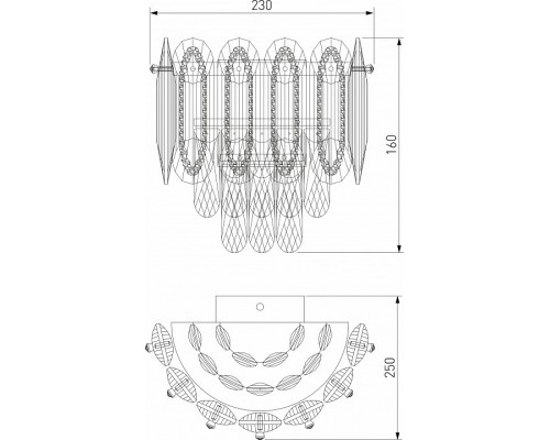 Накладной светильник Bogate's Chaleur a067823