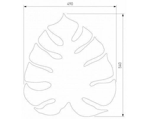 Накладной светильник TK Lighting Monstera 6435 Monstera