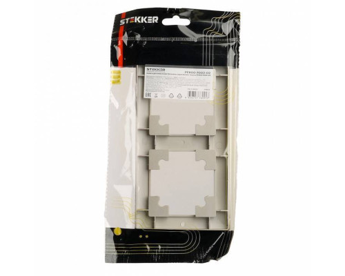 Рамка на 2 поста Stekker PFR00-7002-02 39803