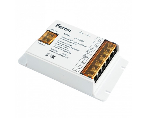 Контроллер-регулятор цвета RGB с пультом ДУ Feron LD483 52098
