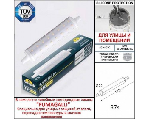 Встраиваемый светильник Fumagalli Nina 7C1.000.000.BYK1L