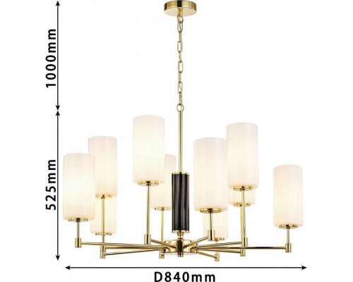 Подвесная люстра Favourite Palmarius 2815-10P