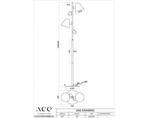 Торшер Favourite Statera 3045-2F