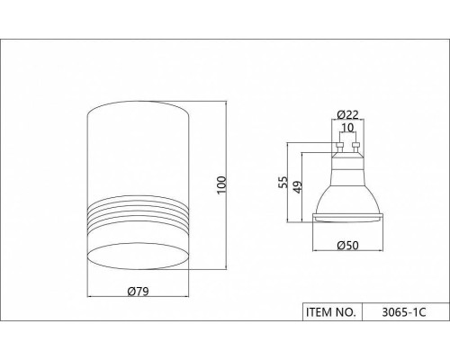 Накладной светильник Favourite Darar 3065-1C