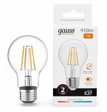 Лампа светодиодная Gauss Filament Elementary E27 11Вт 2700K 22211