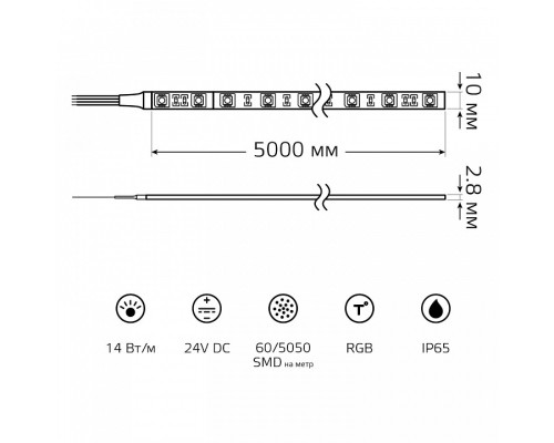 Лента светодиодная Gauss  23637482014