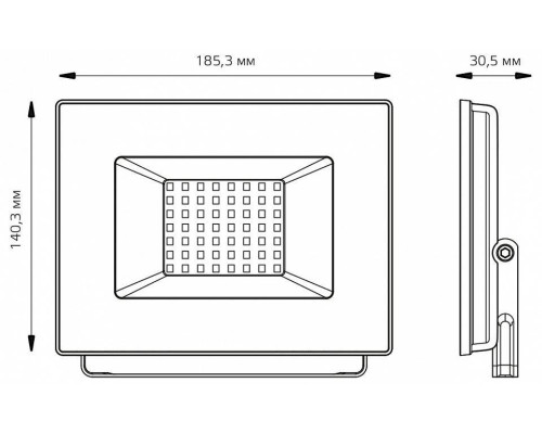 Светильник настенно-потолочный Gauss Elementary 613100250