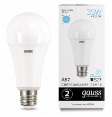 Лампа светодиодная Gauss Led Elementary A67 E27 35Вт 6500K 70235