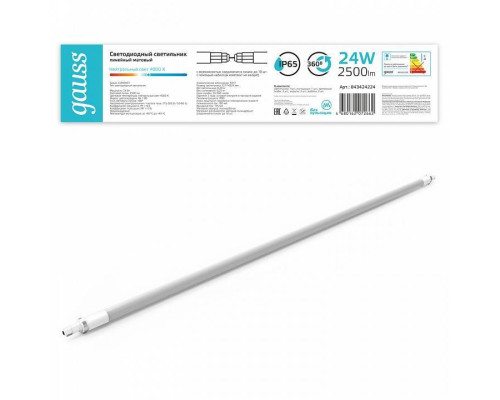 Модульный светильник Gauss COMPACT 843424224