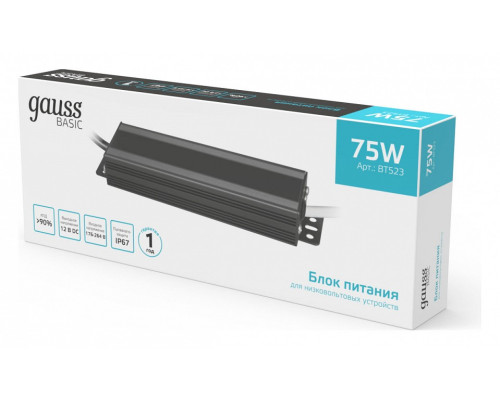 Блок питания с проводом Gauss  BT523
