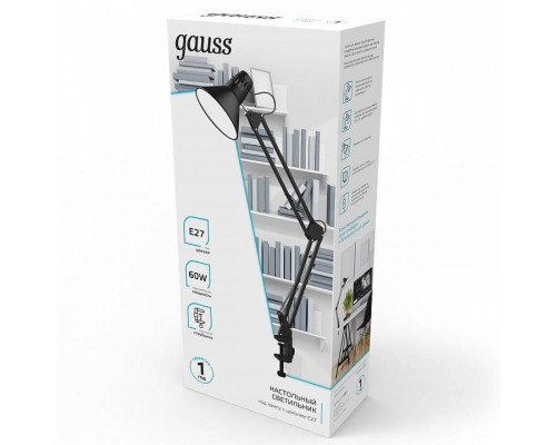 Настольная лампа офисная Gauss GT001 GT0012