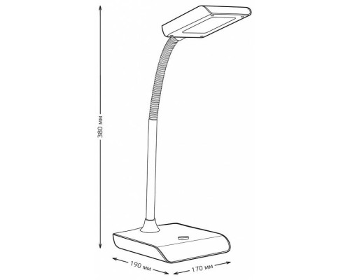 Настольная лампа офисная Gauss GT101 GT1011