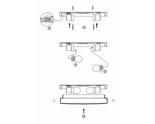 Светильник потолочный Globo Opal 48402