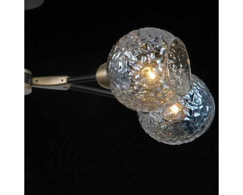 Люстра на штанге ILLUMICO  IL0253-4CSQ-79 BK AB