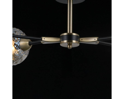 Люстра на штанге ILLUMICO  IL0253-4CSQ-79 BK AB