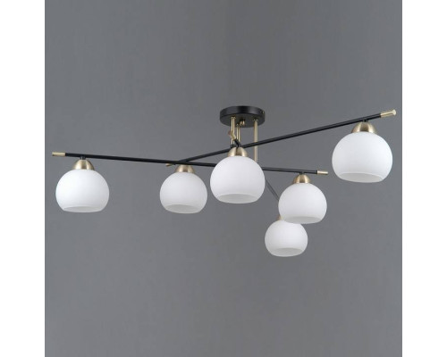 Потолочная люстра ILLUMICO LIBRA IL0446-6CSQ-24 BK AB LIBRA