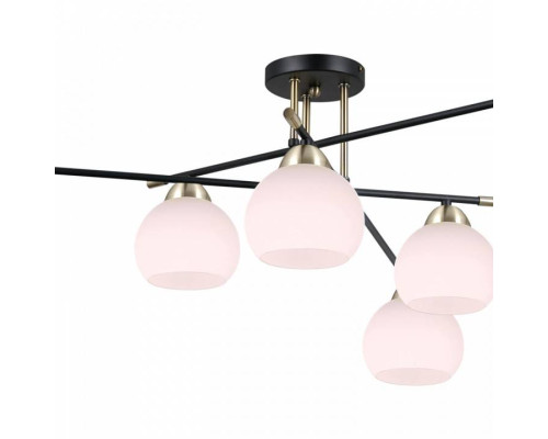 Потолочная люстра ILLUMICO LIBRA IL0446-6CSQ-24 BK AB LIBRA