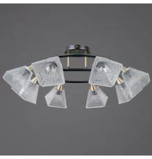 Люстра на штанге ILLUMICO IL0850 IL0850-8CSQ-25BKAB ELITE