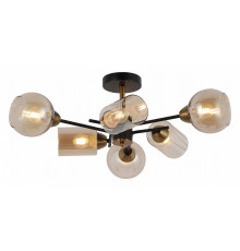 Люстра на штанге ILLUMICO  IL8243-6COU-79 BK GD