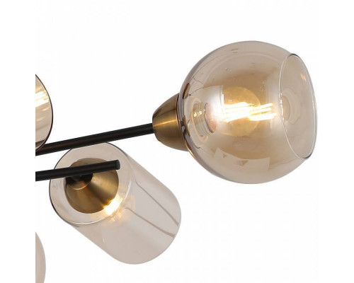 Люстра на штанге ILLUMICO  IL8243-6COU-79 BK GD