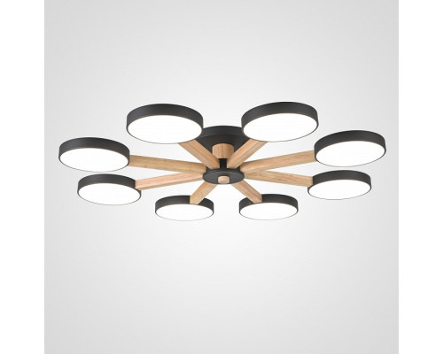 Люстра на штанге Imperiumloft TURNA Black TURNA01