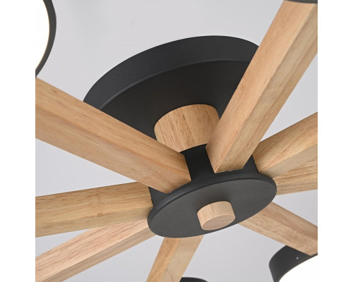 Люстра на штанге Imperiumloft TURNA Black TURNA01