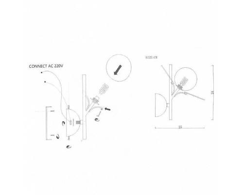 Бра ImperiumLoft Matisse MATISSE-WALL01