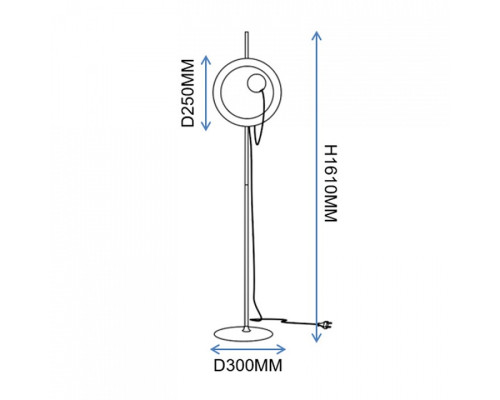 Торшер Imperiumloft MARGOTT Black margott-fl01