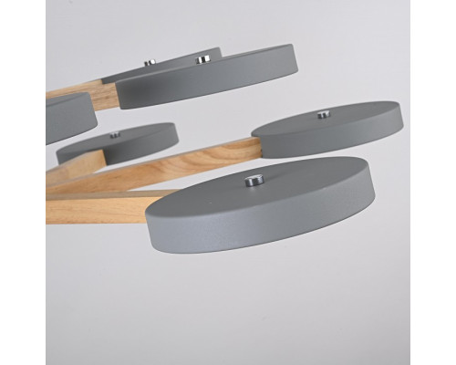 Люстра на штанге Imperiumloft TURNA Gray TURNA-DBL01