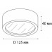 Накладной светильник Italline M04-525-125 M04-525-125 black 3000K