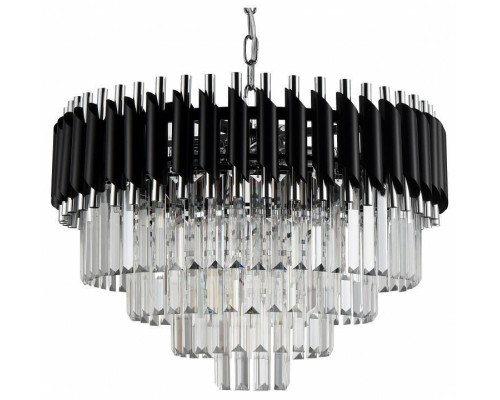 Подвесная люстра Natali Kovaltseva DARIAN 76017/10C CHROME BLACK