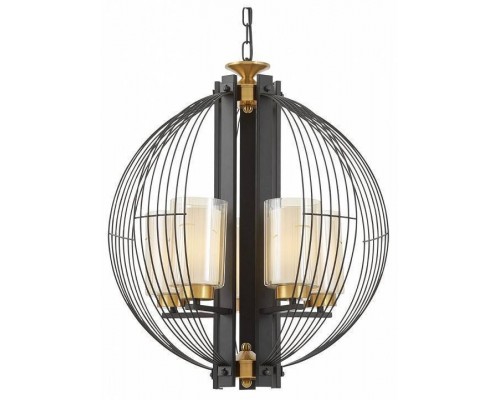 Подвесная люстра LUMINA DECO Ponti LDP 1245-5 BK+MD