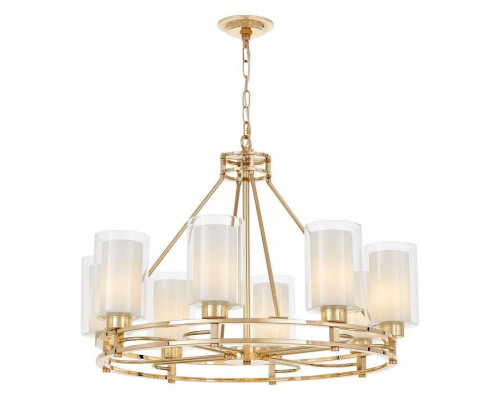 Подвесная люстра LUMINA DECO Marietta LDP 8025-8 F.GD+WT