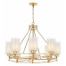 Подвесная люстра LUMINA DECO Marietta LDP 8025-8 F.GD+WT