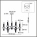 Люстра на штанге Lumion Tamaresa 8112/18