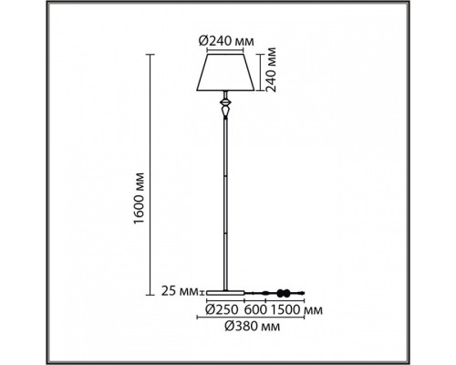 Торшер Lumion VERMONT 8275/1F