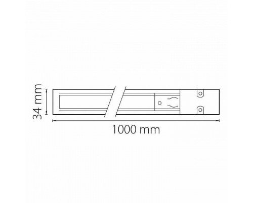 Трек накладной Lightstar Barra 504015