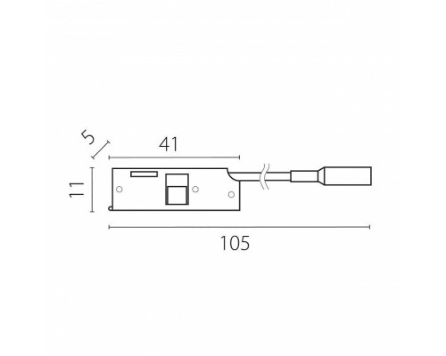 Токопровод концевой Lightstar Linea 506197