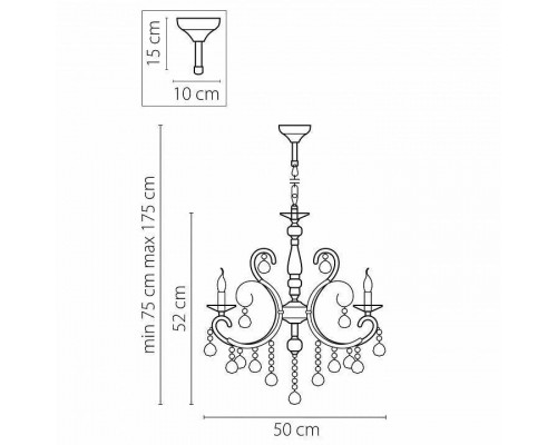 Подвесная люстра Osgona Elegante 708054