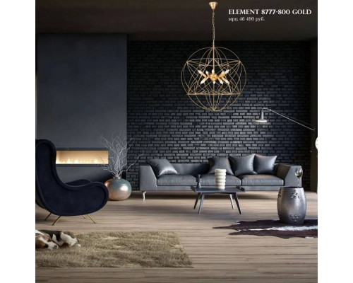 Подвесная люстра iLamp Element 8777-800 GL