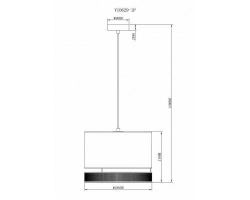 Подвесной светильник Moderli Gela V10629-1P