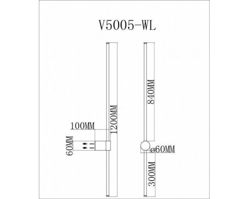 Бра Moderli Ricco V5005-WL