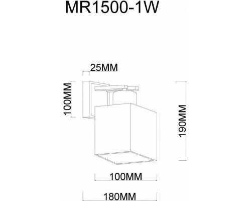 Бра MyFar Eileen MR1500-1W