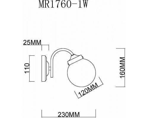 Бра MyFar Easy MR1760-1W