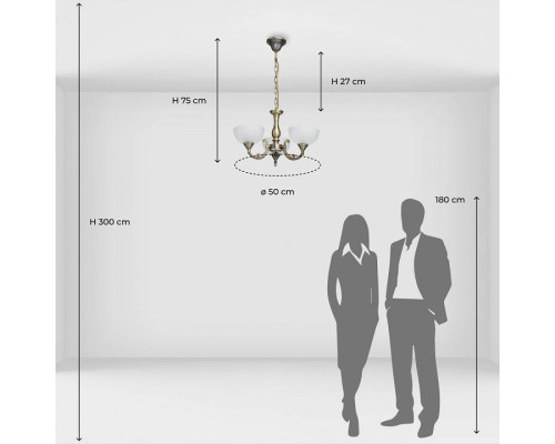 Подвесная люстра MW-Light Олимп 1 318011103