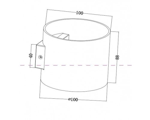 Бра Maytoni Rond C066WL-01MG