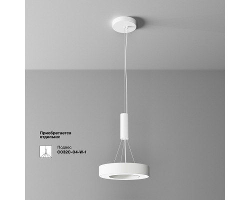 Накладной светильник  C093CL-24W4K-W